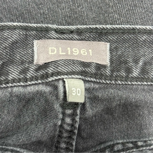 DL1961 Emilie Straight Ultra High Rise Black Vintage Ankle Jeans Women’s Size 30 - Picture 12 of 16